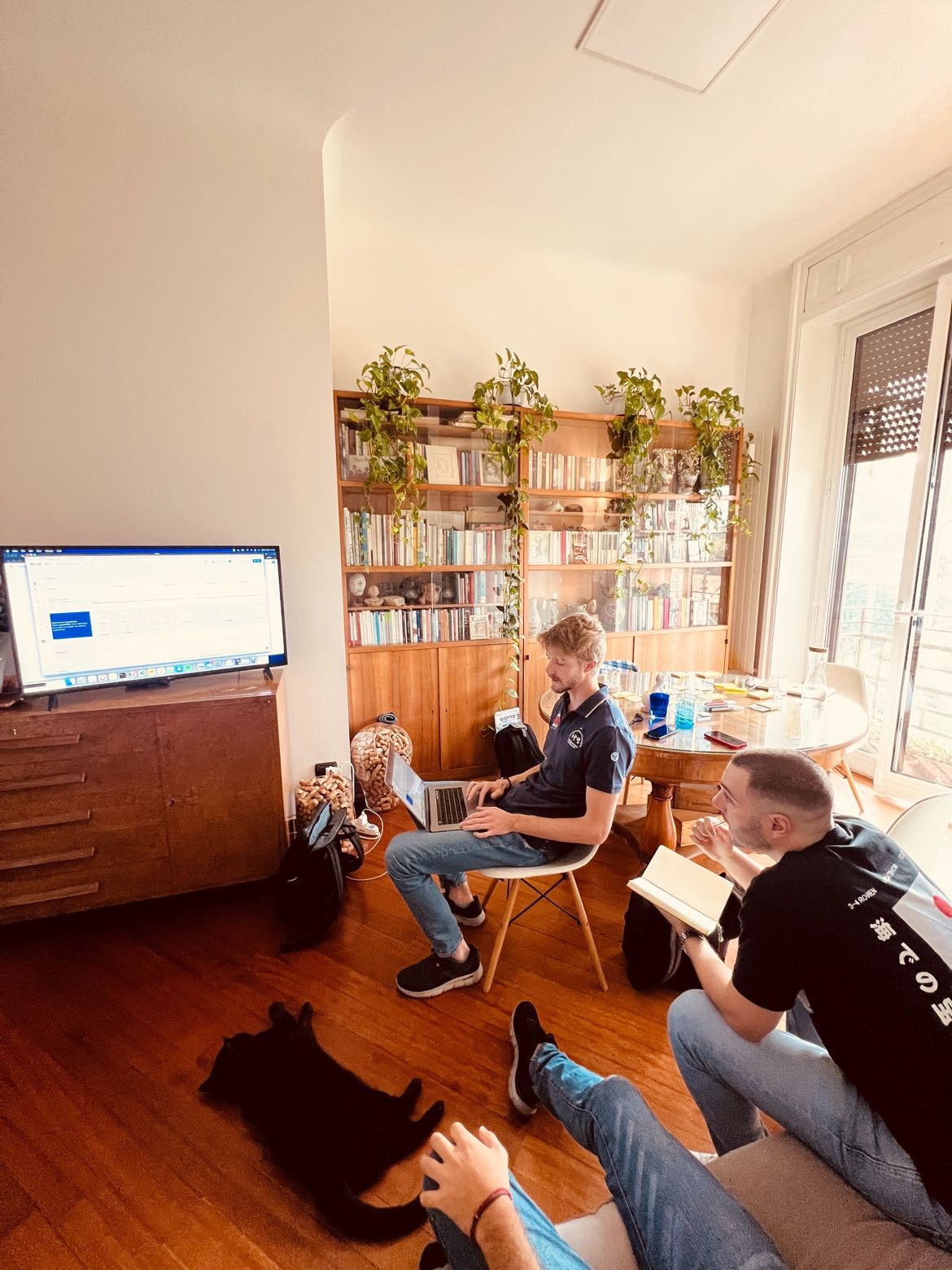 Il team Lexroom durante una call